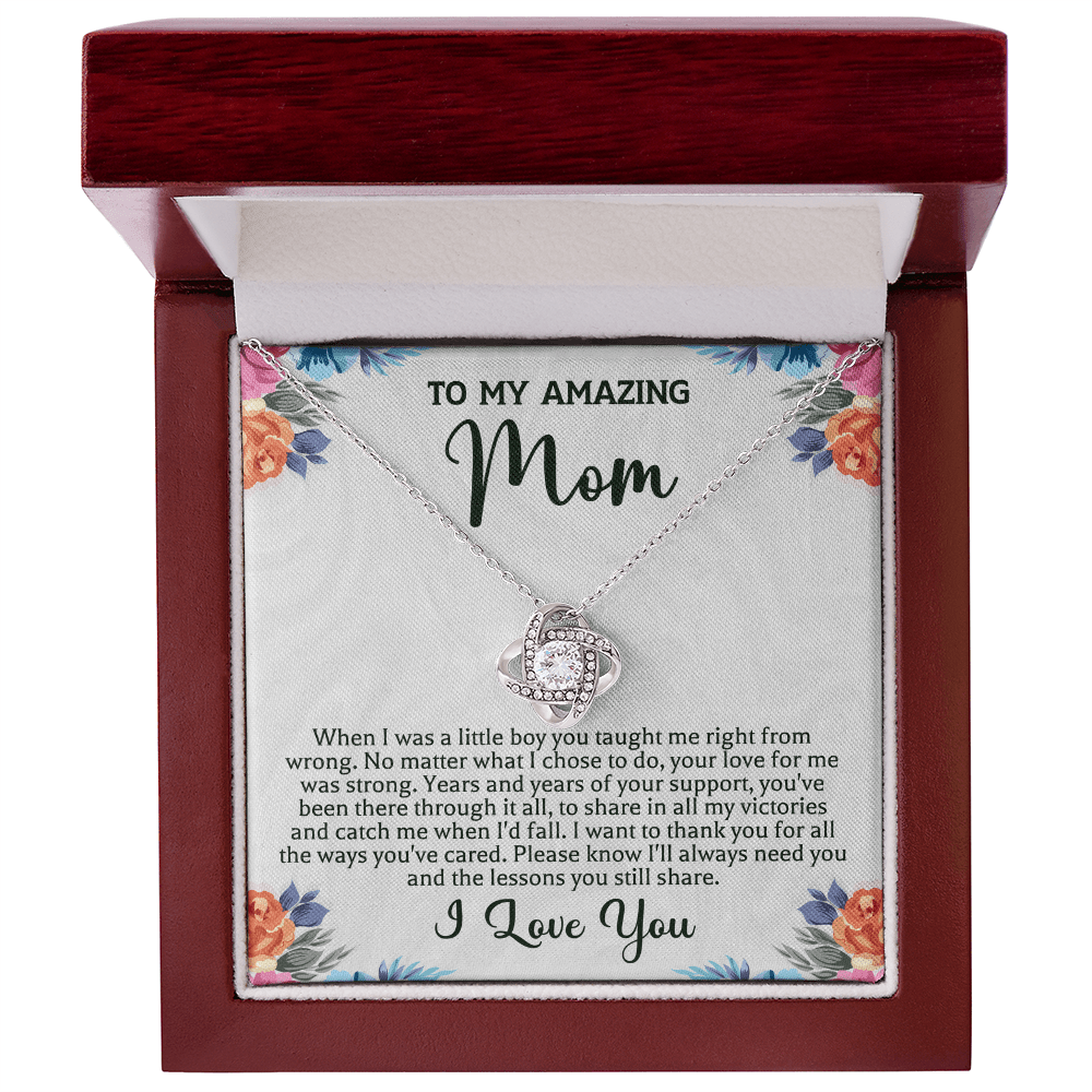 Mother's Day Necklace - To My Mom Necklace For Mother's Day Jewelry Birthday Gift - Beauty Belliss